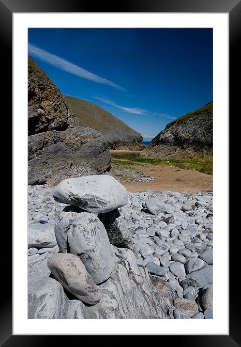 Stone Work Framed Mounted Print by Mark Robson