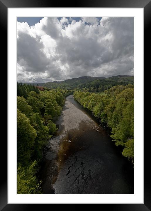 River Tummel Framed Mounted Print by Mark Robson