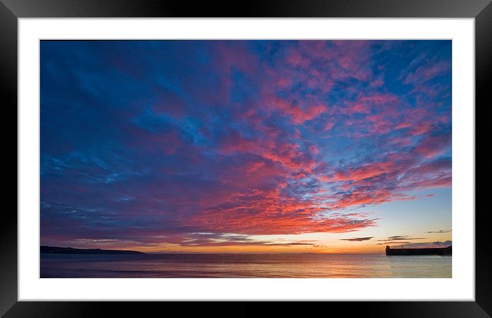Winter Sunrise Framed Mounted Print by Mark Robson