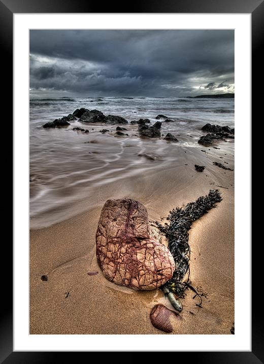 Dark Clouds Framed Mounted Print by Mark Robson