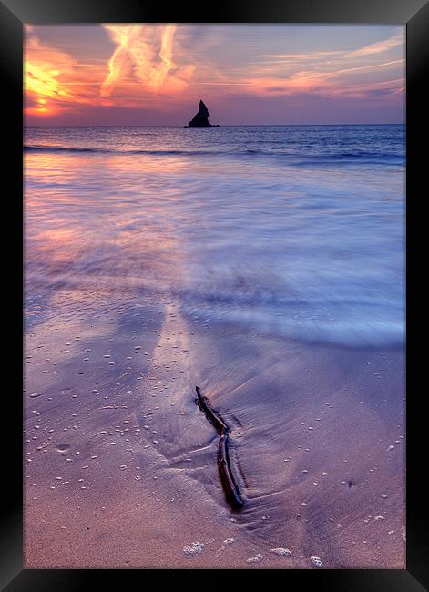 Broadhaven Framed Print by Mark Robson