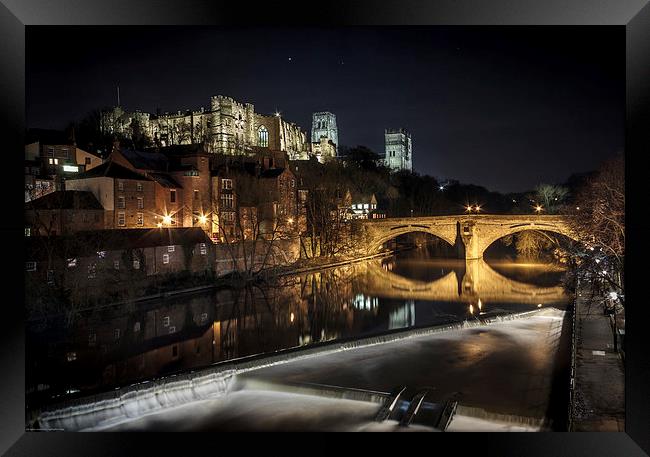 Durham Riverside Castle and Cathedral Framed Print by Brian Smith