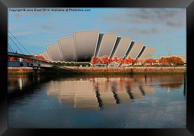 The Armadillo - Glasgow Framed Print by Jane Braat