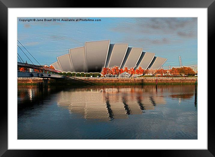 The Armadillo - Glasgow Framed Mounted Print by Jane Braat