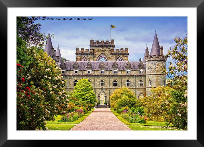 A Fairy Tale Castle in Scotland Framed Mounted Print by Jane Braat