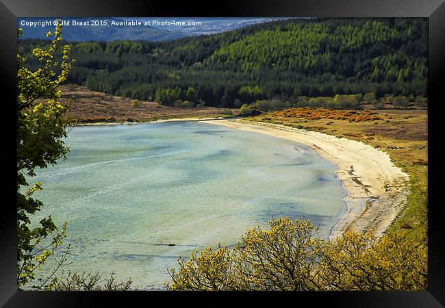 Hidden Cove of Argyll Framed Print by Jane Braat