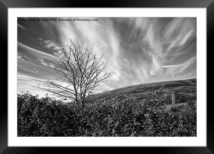 Solitude in the Scottish Countryside Framed Mounted Print by Jane Braat