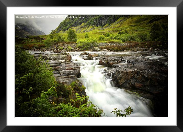  The River Coe Framed Mounted Print by Jane Braat