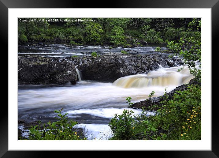 The River Orchy Framed Mounted Print by Jane Braat