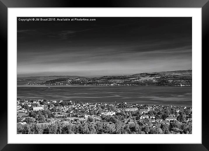  Dunoon to Gourock Framed Mounted Print by Jane Braat