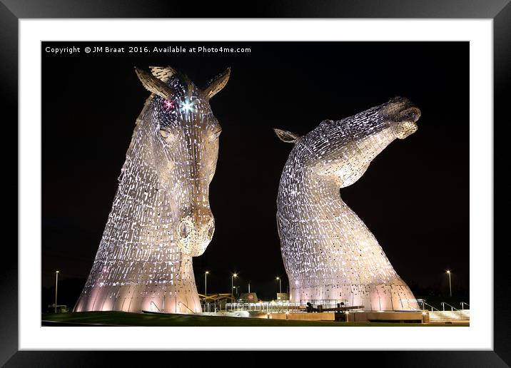 Giants of the Night Framed Mounted Print by Jane Braat