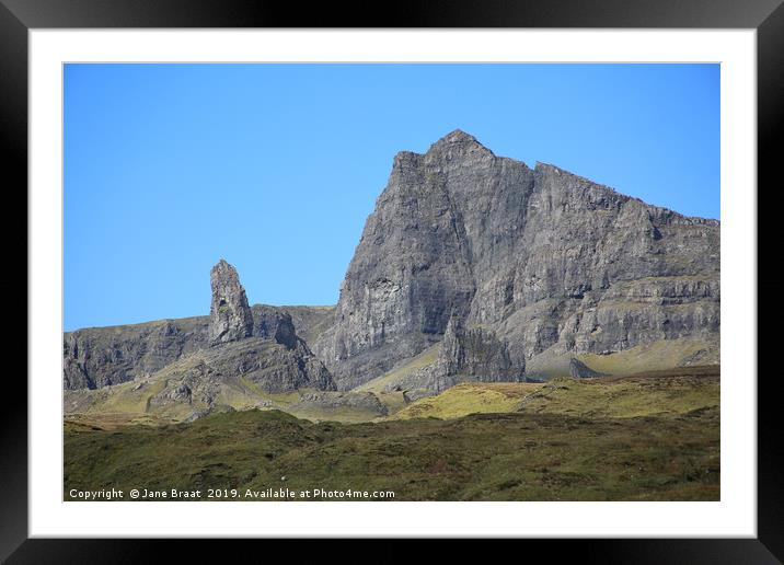 The Old Man of Storr Framed Mounted Print by Jane Braat