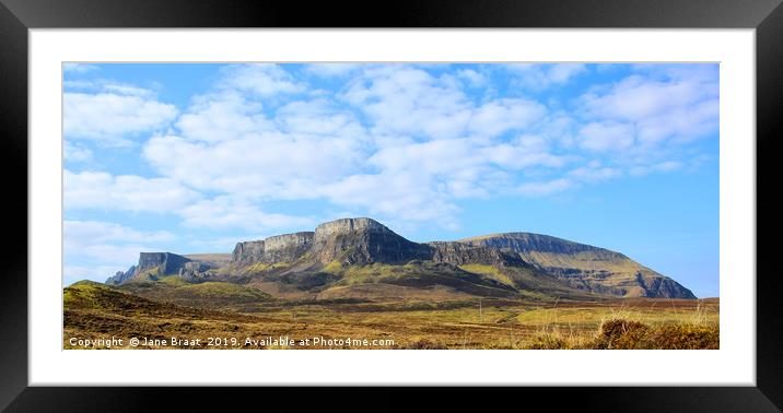Majestic Cliffs of Quiraing Framed Mounted Print by Jane Braat