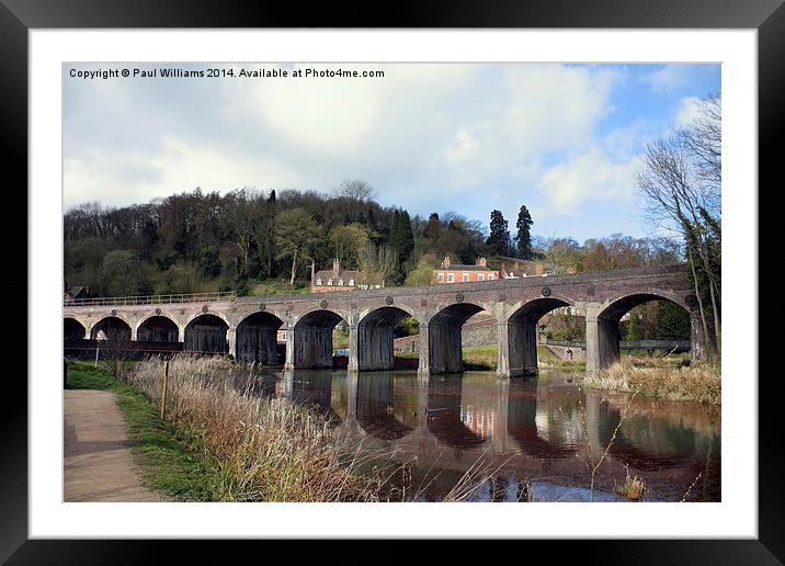 Coalbrookdale Viaduct Framed Mounted Print by Paul Williams