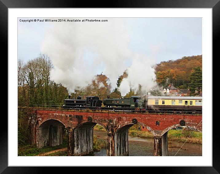 Telford Twins Framed Mounted Print by Paul Williams