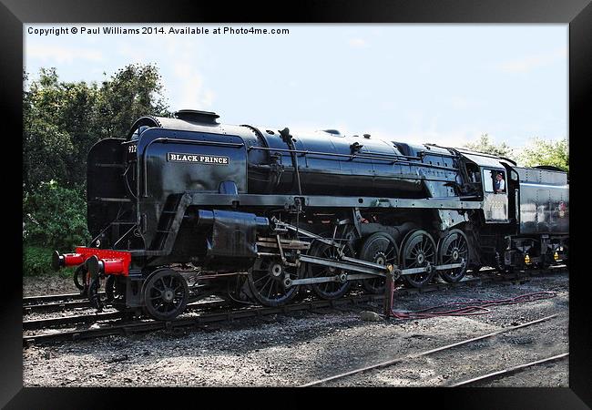 9F 2-10-0 Black Prince Framed Print by Paul Williams