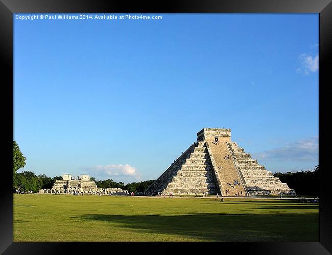 El Castillo Framed Print by Paul Williams