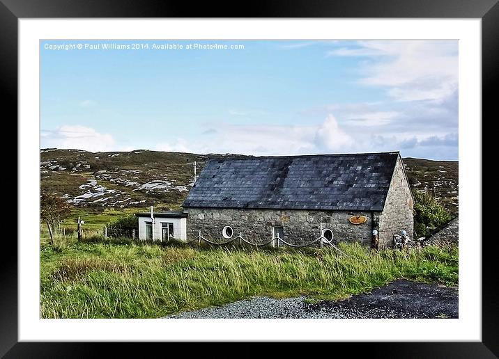 Crofters Cottage Framed Mounted Print by Paul Williams
