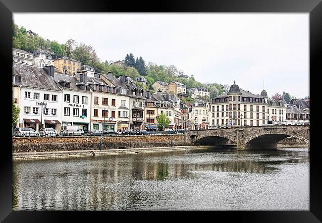 Town Center at Bouillon Framed Print by Paul Williams