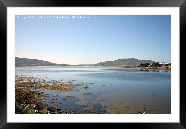 Achill Sound Framed Mounted Print by Paul Williams