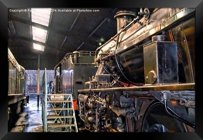 The Engine Shed Framed Print by Paul Williams