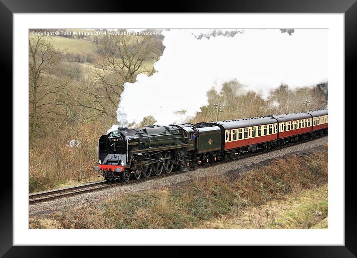 The Welsh Marches Express Framed Mounted Print by Paul Williams