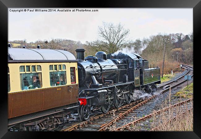 Ivatt 46443 Framed Print by Paul Williams