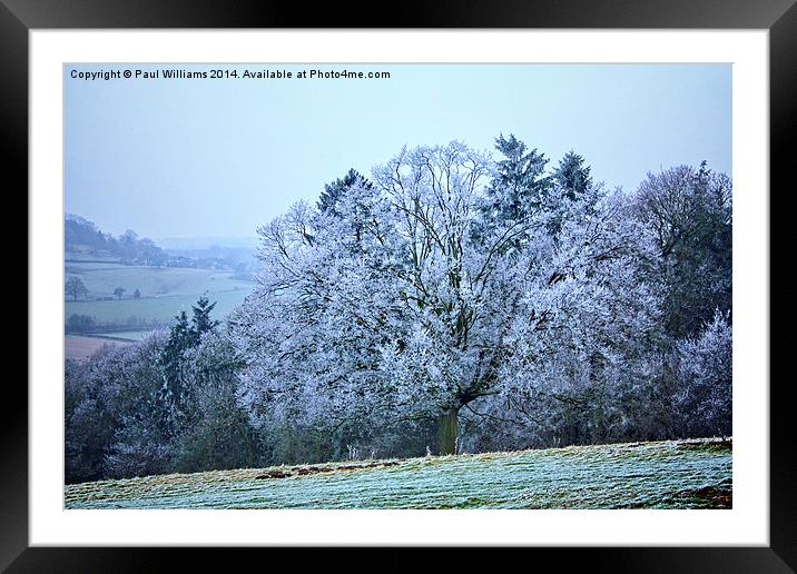  First Frost Framed Mounted Print by Paul Williams
