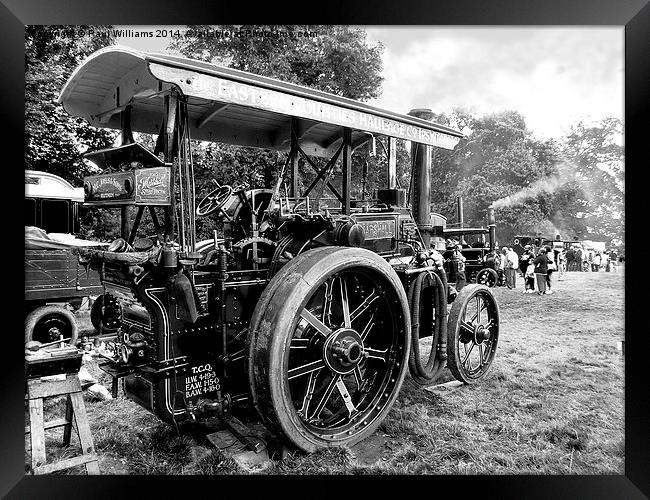  Marshall Steam Tractor Framed Print by Paul Williams