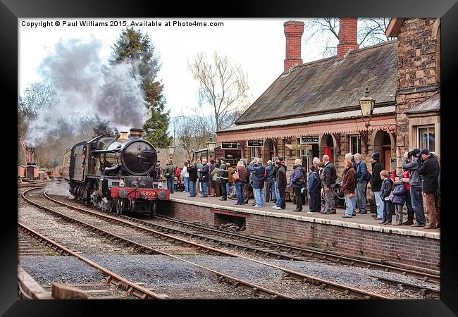Great Western Railways Arrival Framed Print by Paul Williams