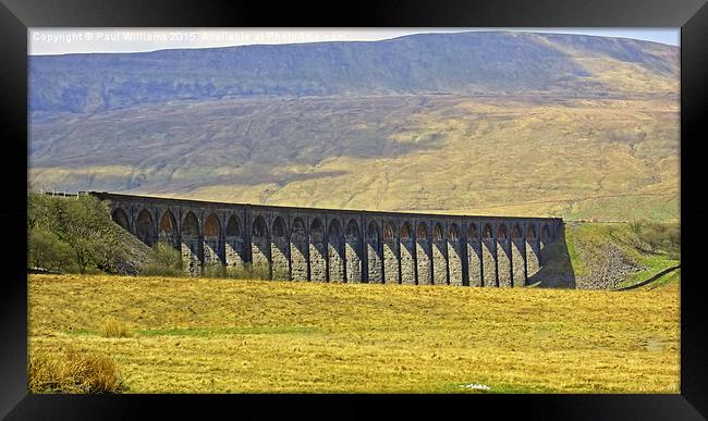  Ribblehead Viaduct Framed Print by Paul Williams