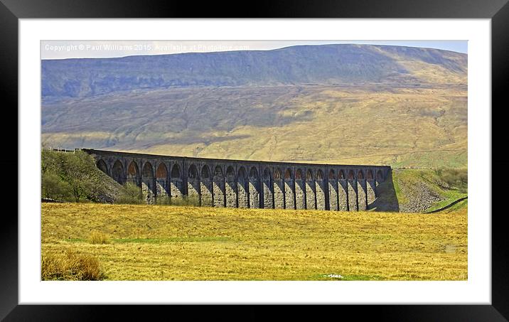  Ribblehead Viaduct Framed Mounted Print by Paul Williams