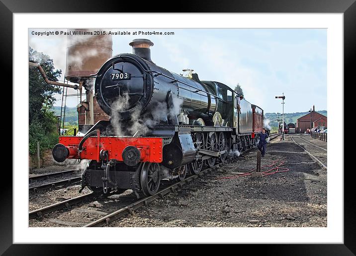 7903 at Toddington  Framed Mounted Print by Paul Williams