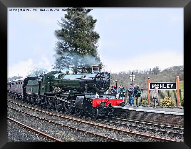 The Cambrian Coast Express  Framed Print by Paul Williams