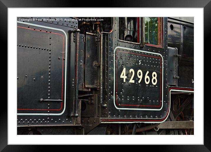  LMS Livery Framed Mounted Print by Paul Williams