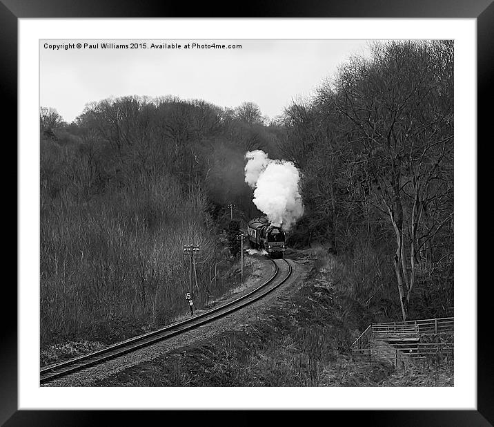  71000 on the SVR Framed Mounted Print by Paul Williams