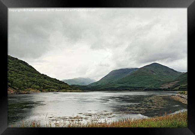  Loch Creran Framed Print by Paul Williams