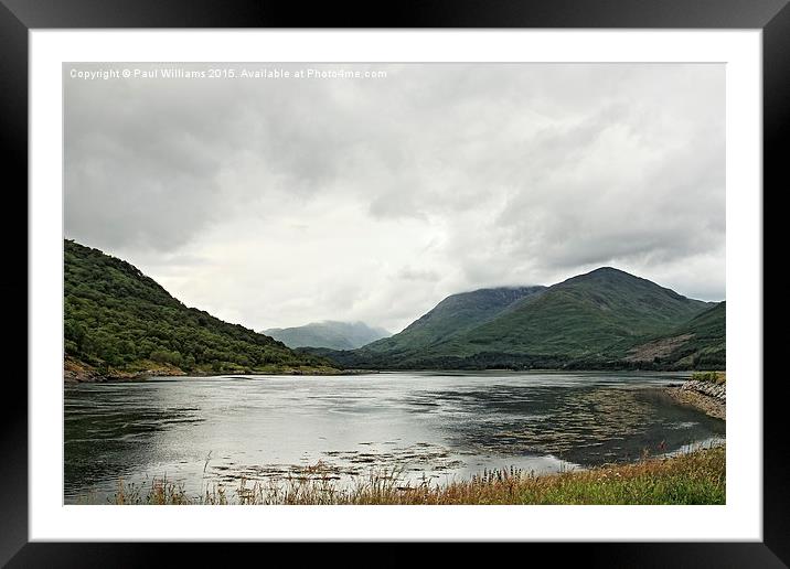  Loch Creran Framed Mounted Print by Paul Williams