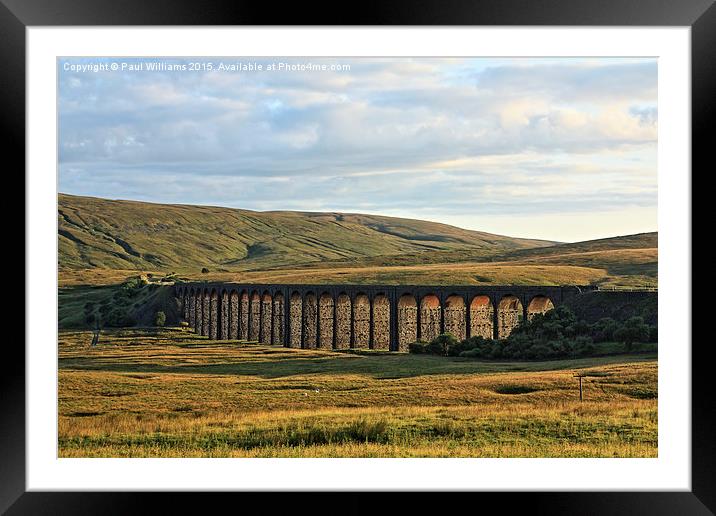 Ribblehead Viaduct 2 Framed Mounted Print by Paul Williams