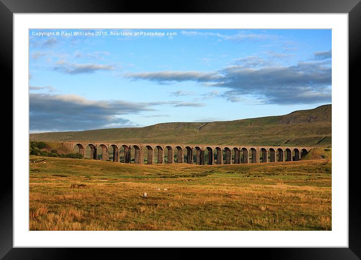 Ribblehead Viaduct Framed Mounted Print by Paul Williams