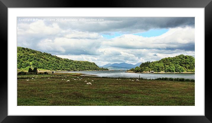  Loch Feochan Framed Mounted Print by Paul Williams
