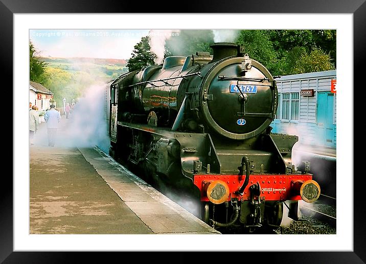  All Steamed Up Framed Mounted Print by Paul Williams