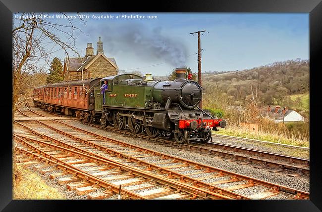 5164 Leaving Highley Framed Print by Paul Williams