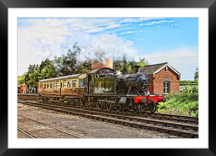  The Toddington Tank Loco Framed Mounted Print by Paul Williams