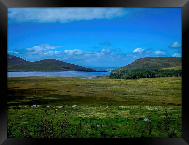 Spelga Dam Mourne Mountains Northern Ireland Framed Print by Chris Curry