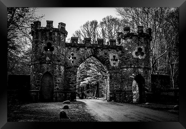 Barbiran Gate Game of Thrones Tollymore Ireland Framed Print by Chris Curry