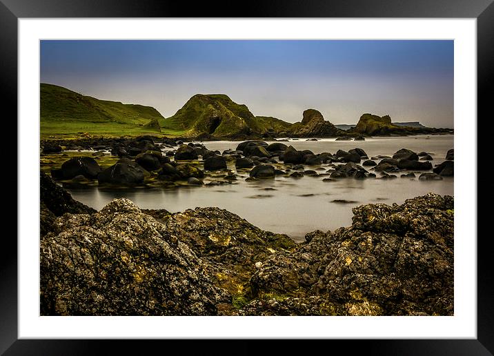 Ballintoy Antrim Coast Northern Ireland Framed Mounted Print by Chris Curry