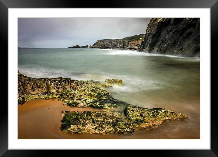  Altantic View Ballintoy Antrim Coast, N.Ireland Framed Mounted Print by Chris Curry