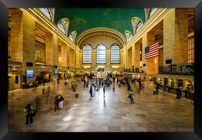 Grand Central Terminal New York City Framed Print by Chris Curry