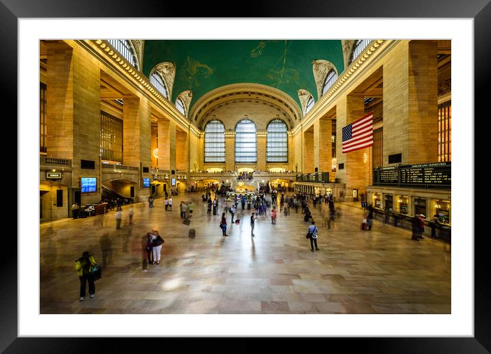Grand Central Terminal New York City Framed Mounted Print by Chris Curry